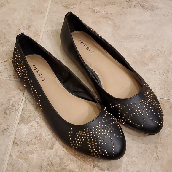 wide width leather flats